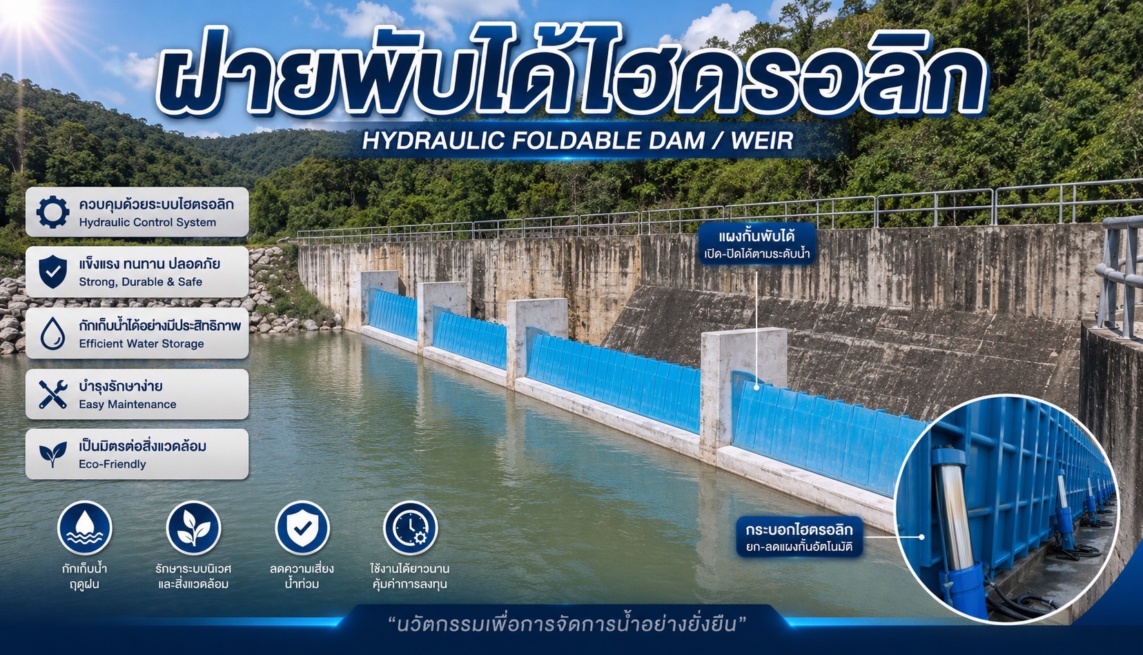ALLA Foldable Dam